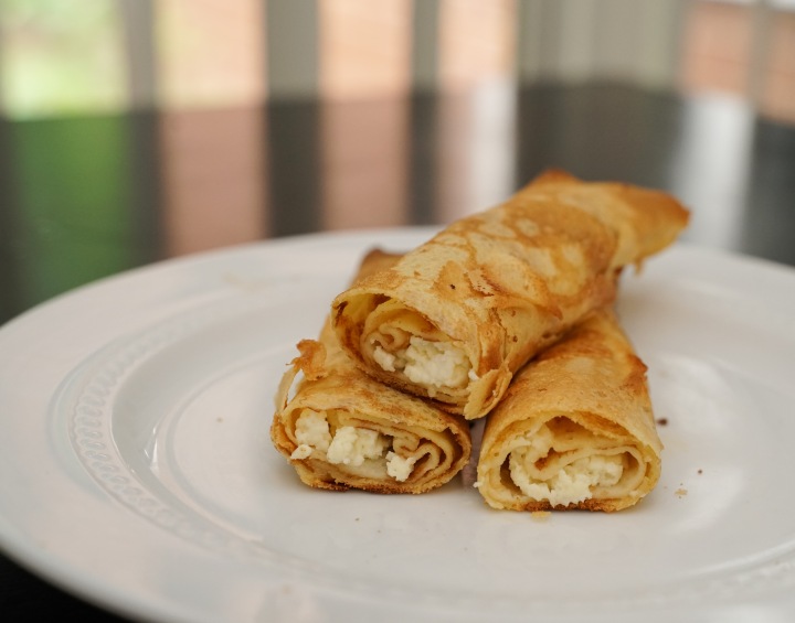 Farmer Cheese Filled Crepes