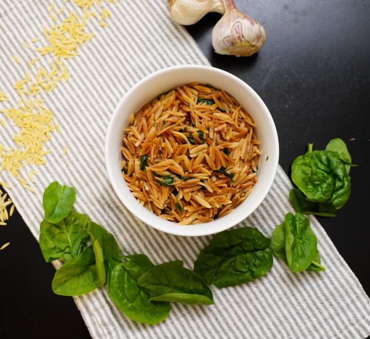 Spinach Orzo (VIDEO)
